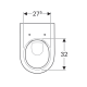 VAS WC suspendat acanto Rimfree, 51x35, fixare complet ascunsa GEBERIT. Poza 17328