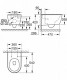 VAS WC ESSENCE SUSPENDAT, RIMLESS, SUPRAFATA PUREGUARD 540 x 360 mm GROHE. Poza 17358