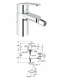 BATERIE BIDEU EUROSTYLE COSMOPOLITAN GROHE. Poza 17462