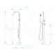 Baterii pentru cazi freestanding NIGRO SANITECHNIK. Poza 17604