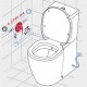 VAS WC CONNECT BTW IDEAL SANDARD CU FUNCTIE DE BIDEU 66.5X36.5. Poza 19217