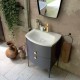 Mobilier LOUIS 82 cm bleumarin mat ORISTO. Poza 20821