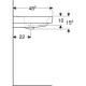 Lavoar Geberit Modo 100 cm. Poza 21096