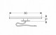 Lampa LED Geberit pentru dulap cu oglinda: Aspect cromat. Poza 21114