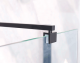 Paravan Sanotechnik FREEDOM II 78-79x195cm Negru. Poza 23946