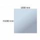 Oglinda inramata 100X100 cm alb BELFORM. Poza 25204