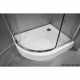 Cadita de dus Semirotunda dreapta CUBO 90 x 70 cm Belform. Poza 25264
