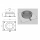 Set mecanism WC pneumatic buton unic si flotor lateral. Poza 25338