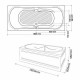 Cada de baie Favorit 1800m x 800mm x 400mm FIBREX. Poza 25553