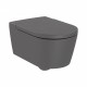 Pachet 5 bucati WC suspendat rimless onyx INSPIRA Round ROCA. Poza 25890