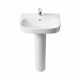 Lavoar de portelan suspendat Debba 600 x 480 x 150mm ROCA. Poza 25890