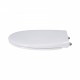 Capac WC Creta Alb Soft Close Eurociere. Poza 26803