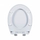 Capac WC Creta Alb Soft Close Eurociere. Poza 26803