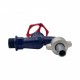 Robinet dublu serviciu fonta albastru 3/4 (ION-RA34/11) SLK. Poza 27082