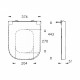 Capac WC EURO CERAMIC soft-close GROHE. Poza 27508